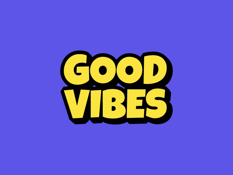 GOOD VIBESLOGO設(shè)計